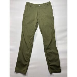 Birddogs Men's‎ Slim Fit Stretch Army Green Chino Pants - Size 30x32 (29x30.5)